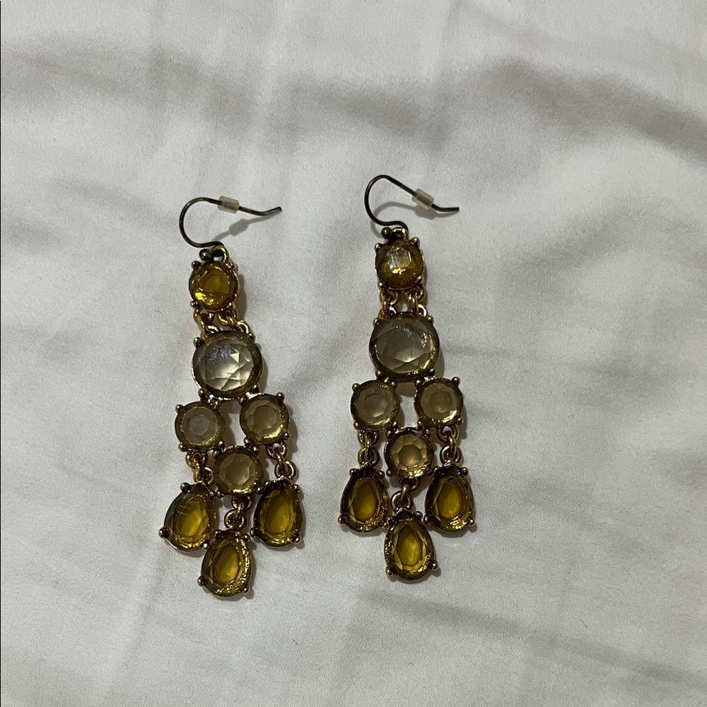 Banana Republic Gold Dangle Earrings